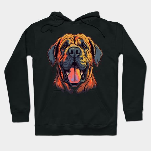 English Mastiff Smiling Hoodie by JH Mart